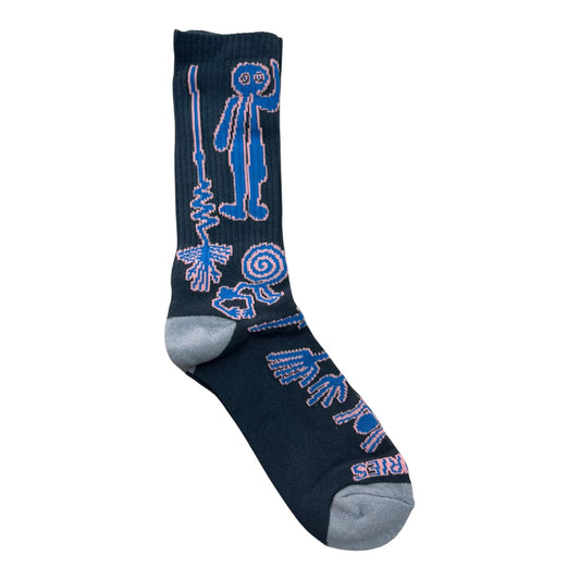 Theories Nazca Socks- Twilight Blue