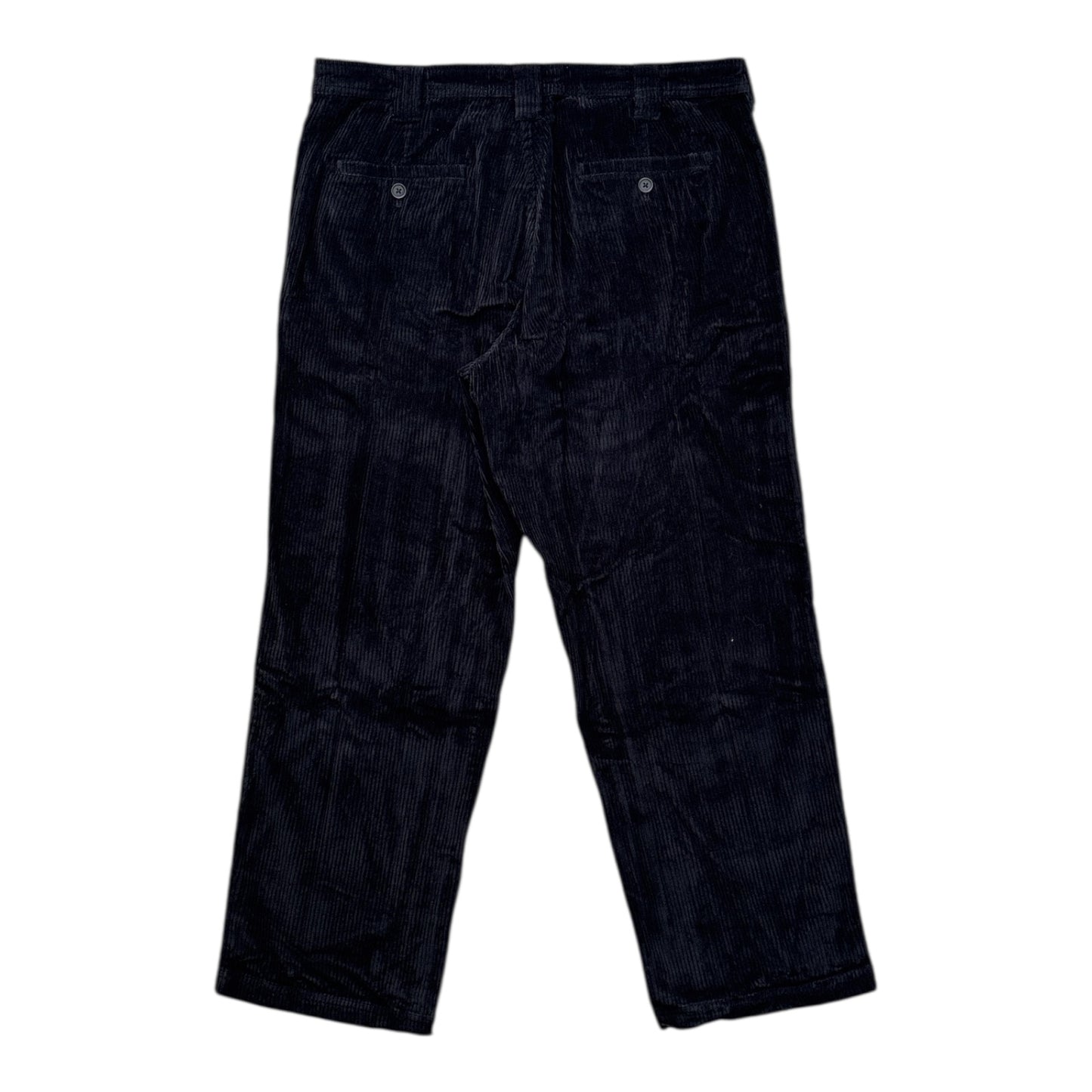 Poets Embroidered Byrne Relaxed Fit Corduroy Pant- Black