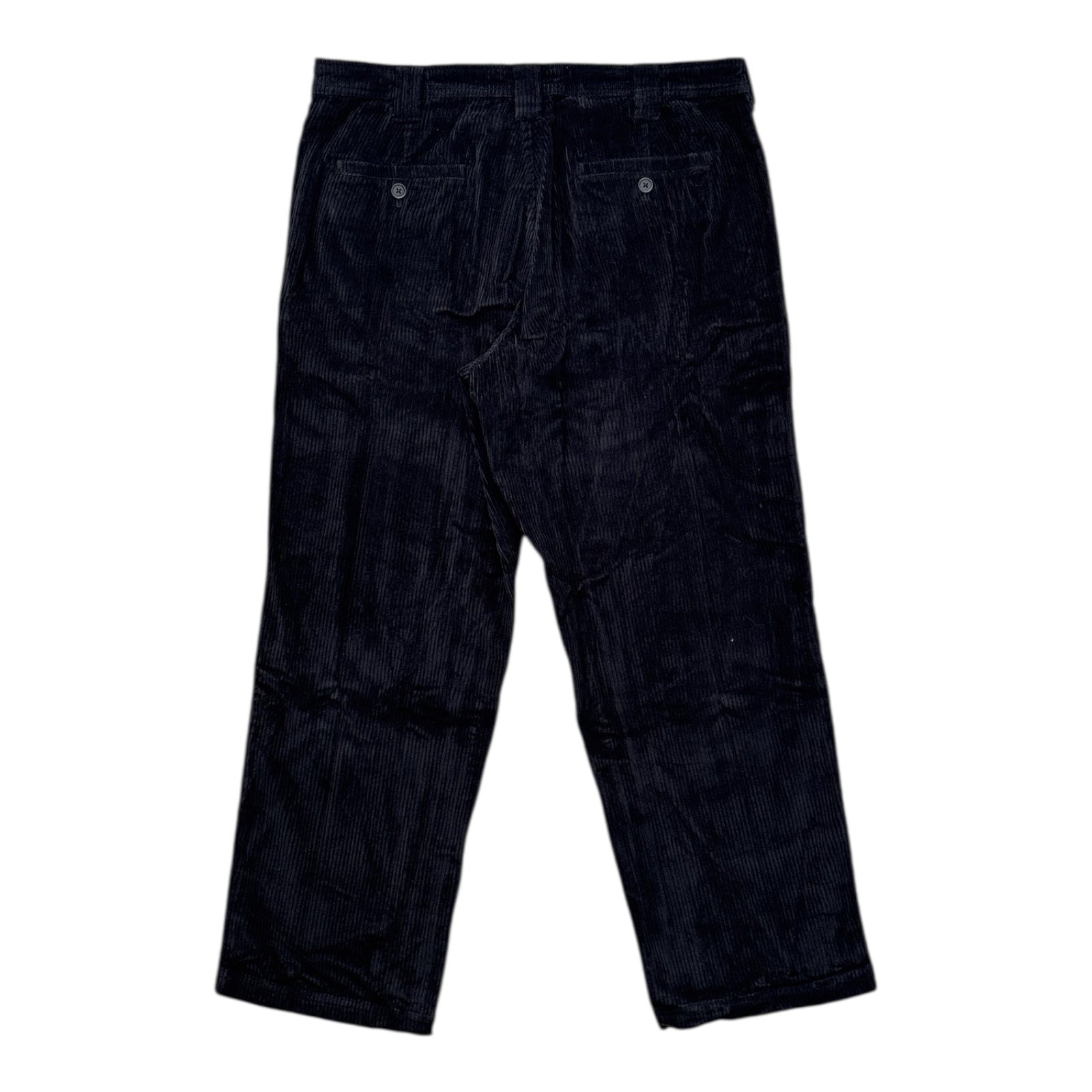 Poets Embroidered Byrne Relaxed Fit Corduroy Pant- Black