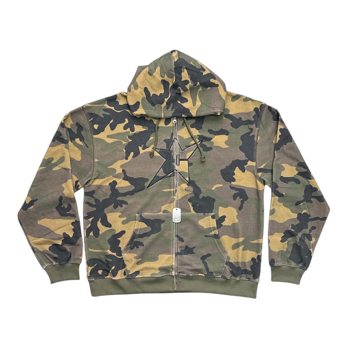 Carpet Co. Thermal C-Star Zip Hoodie- Camo