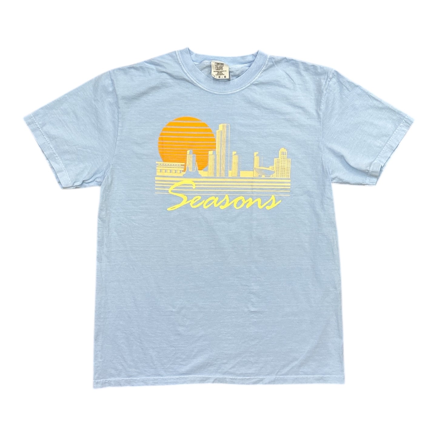 Seasons Skyline Tee- Hydrangea