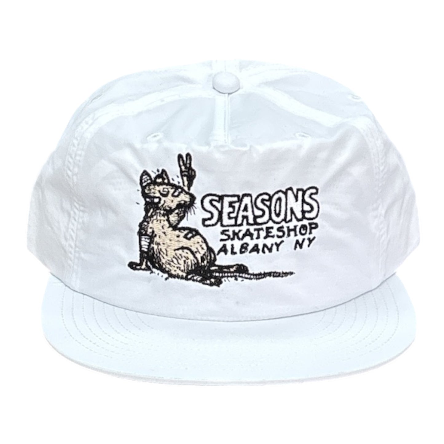 Seasons Rat Hat- White