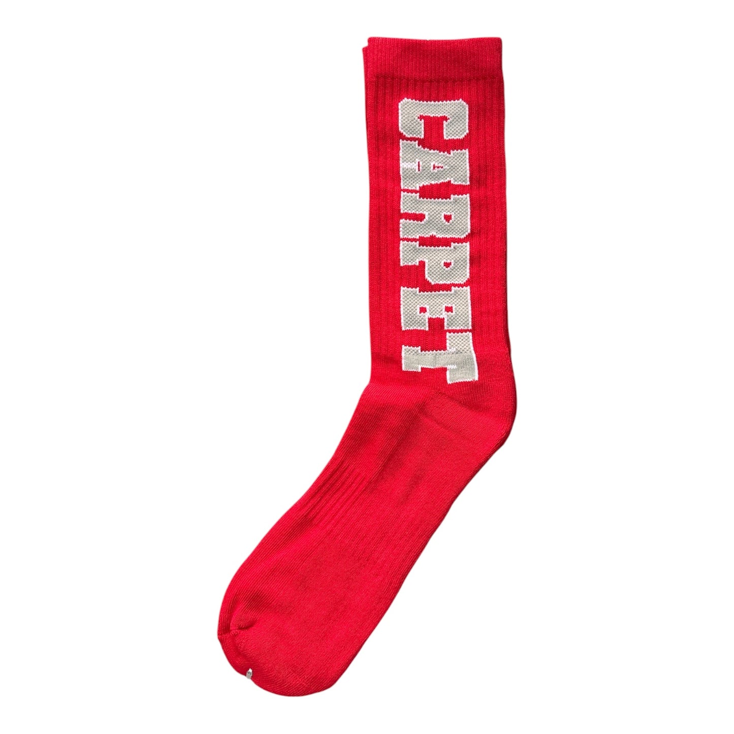 Carpet Varsity Socks- Red