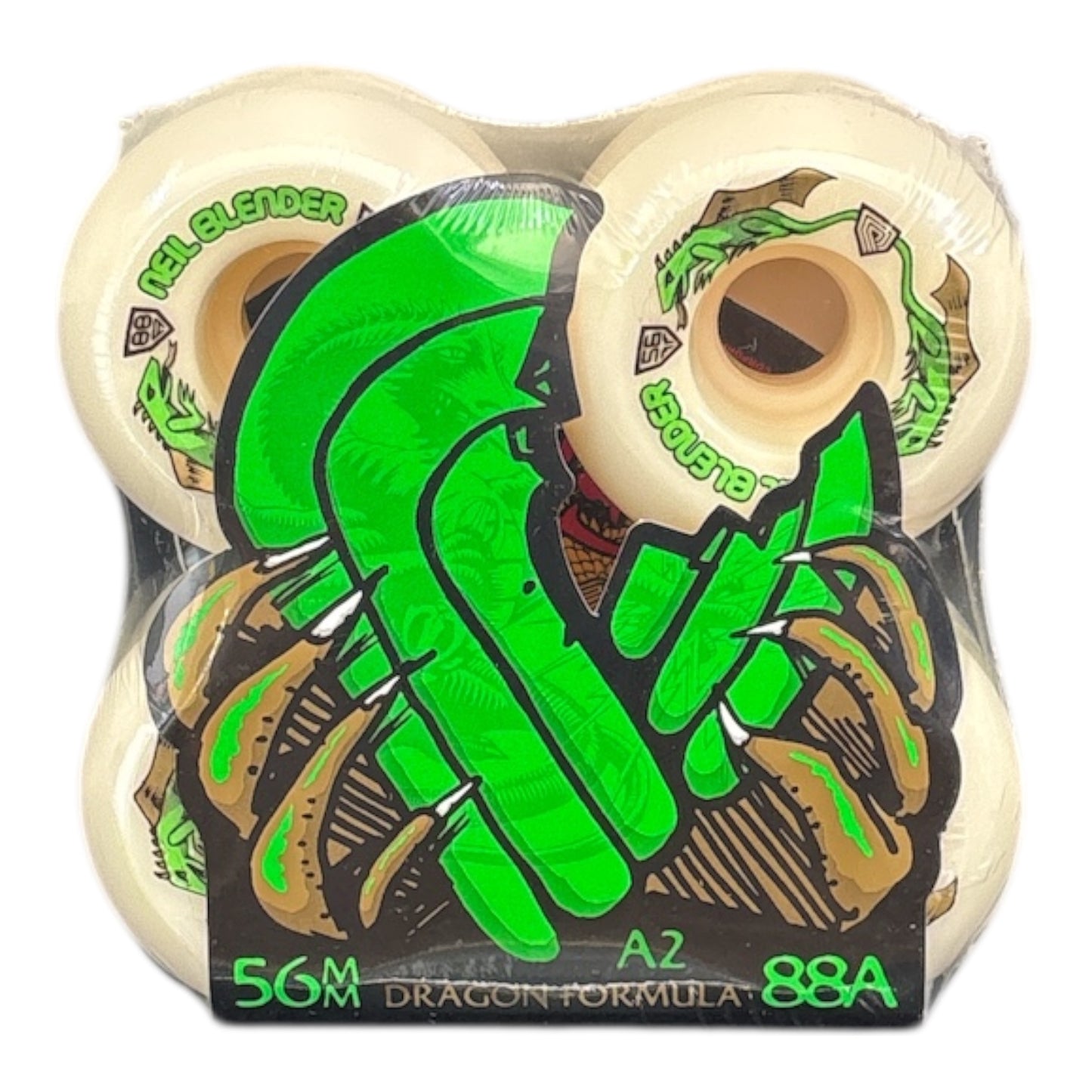 Powell Dragon Formula Green Neil Blender- 56mm x 40mm
