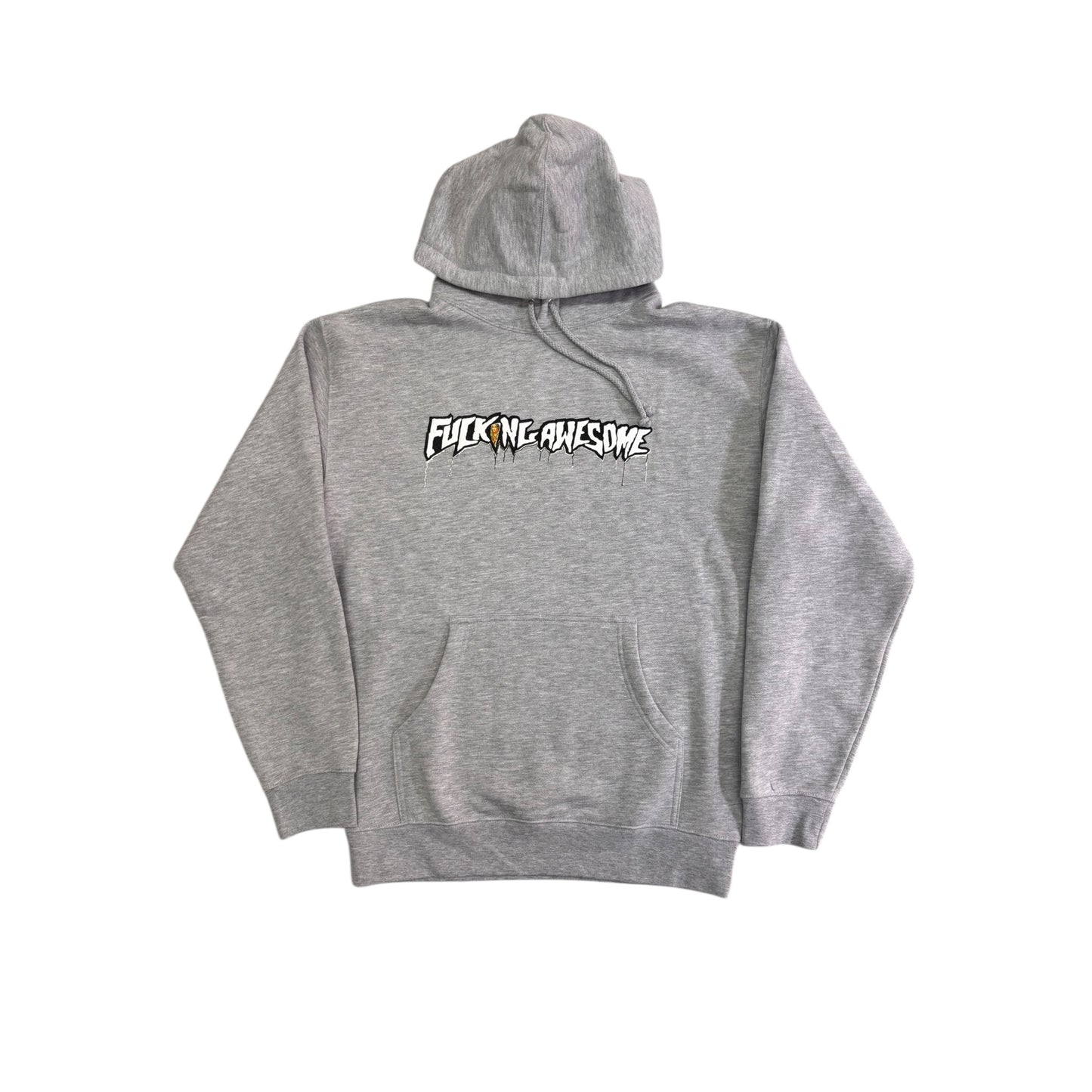 Fucking Awesome Weeping Mary Hoodie- Heather Grey