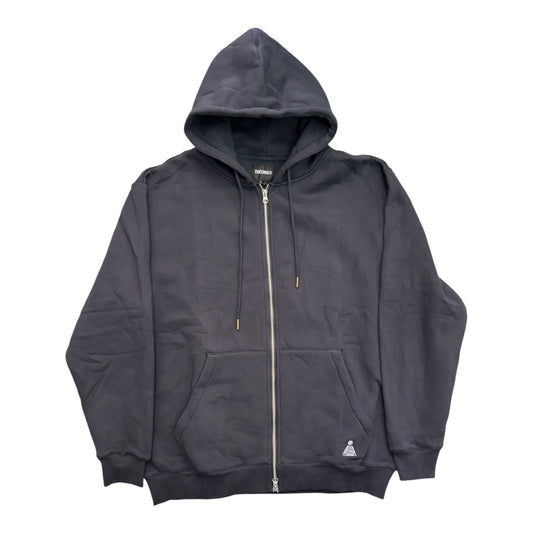 Theories Scribble Zip Hood- Navy
