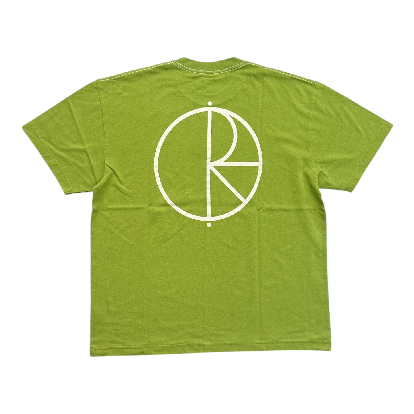 Polar Contrast Tee- Stroke Logo- Peridot