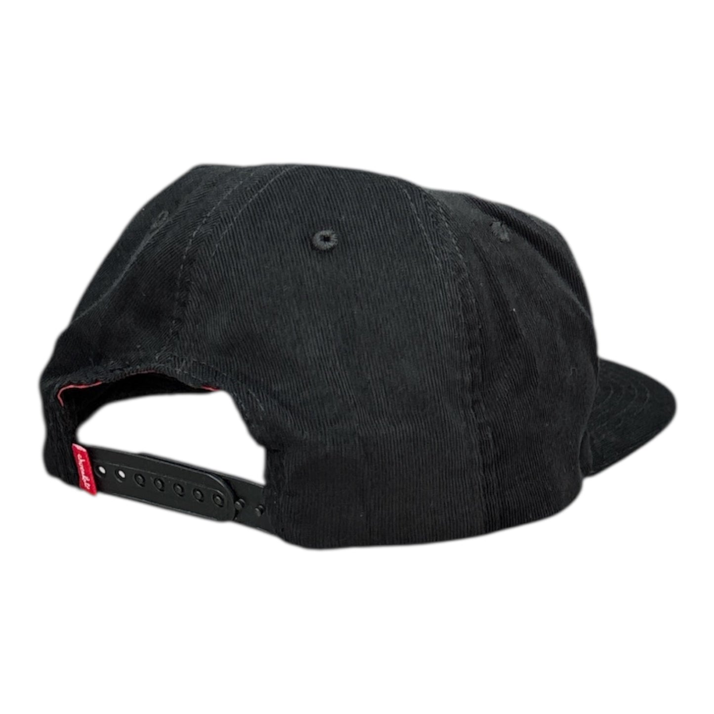 Chocolate Stems Corduroy 5 Panel- Black
