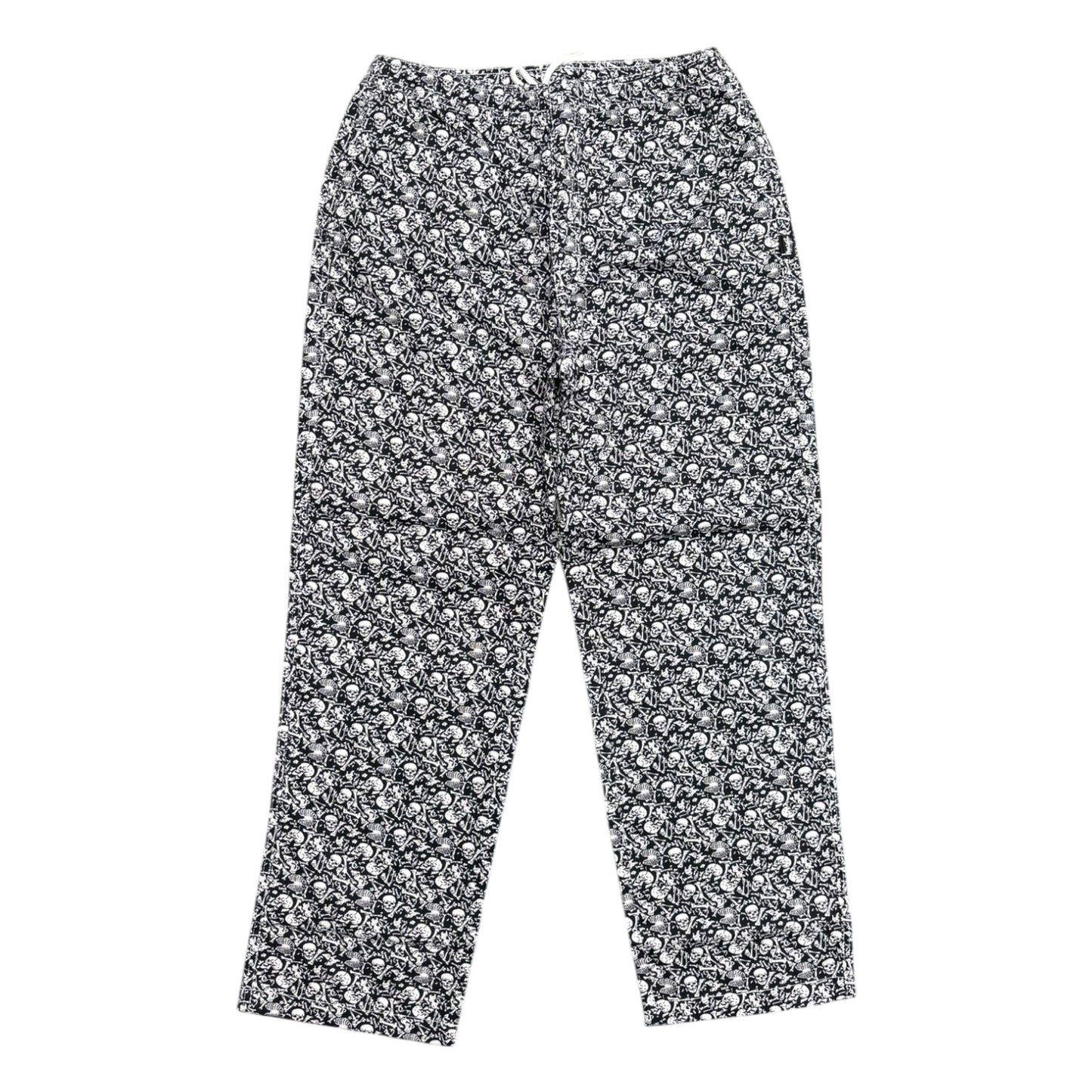 Floral-patterned pants on a white background