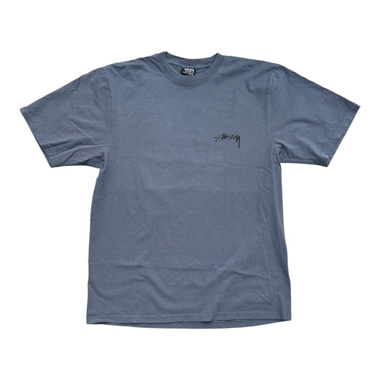 Stussy Serpent Pigment Dyed Tee- Navy