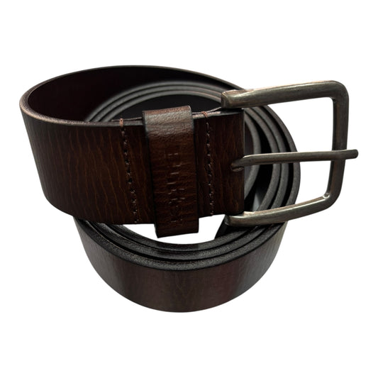 Butter Distressed Leather Belt- Brown