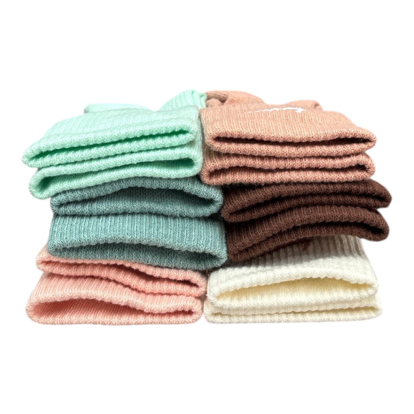 Nike SB Everyday Max Lightweight Crew Socks 6 Pack- Teal/Brown Variety