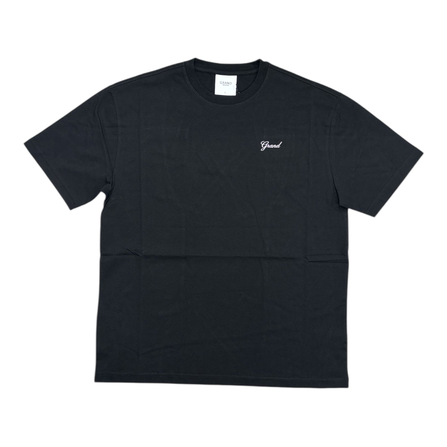 Grand Script Tee- Black