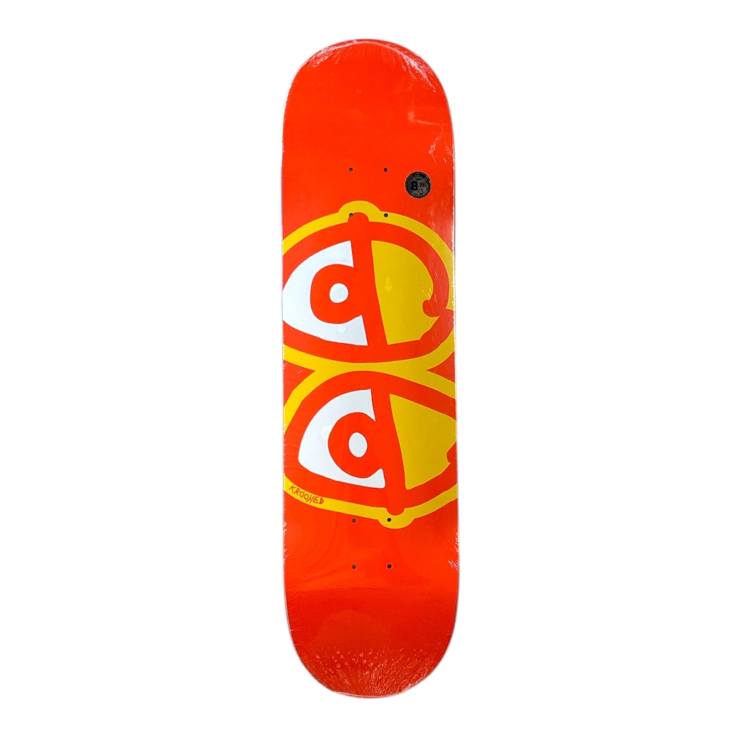 Krooked Team Eyes Orange Deck- 8.25