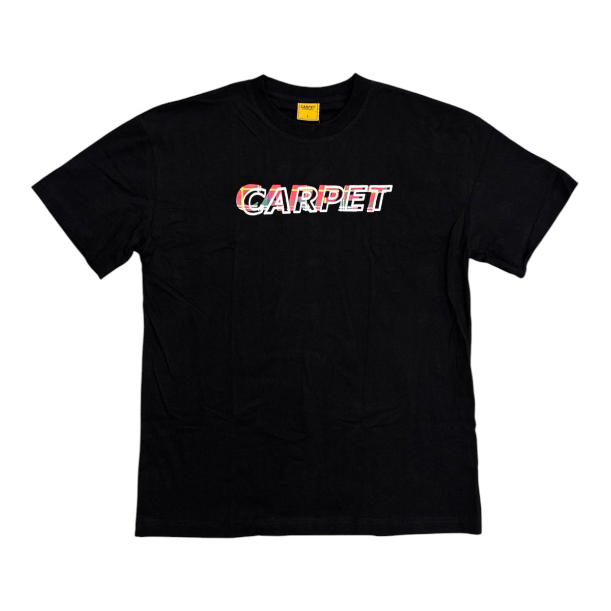 Carpet Misprint Tee- Black