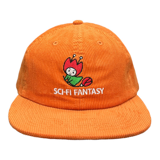 Sci-Fi Fantasy Flying Rose Hat- Orange