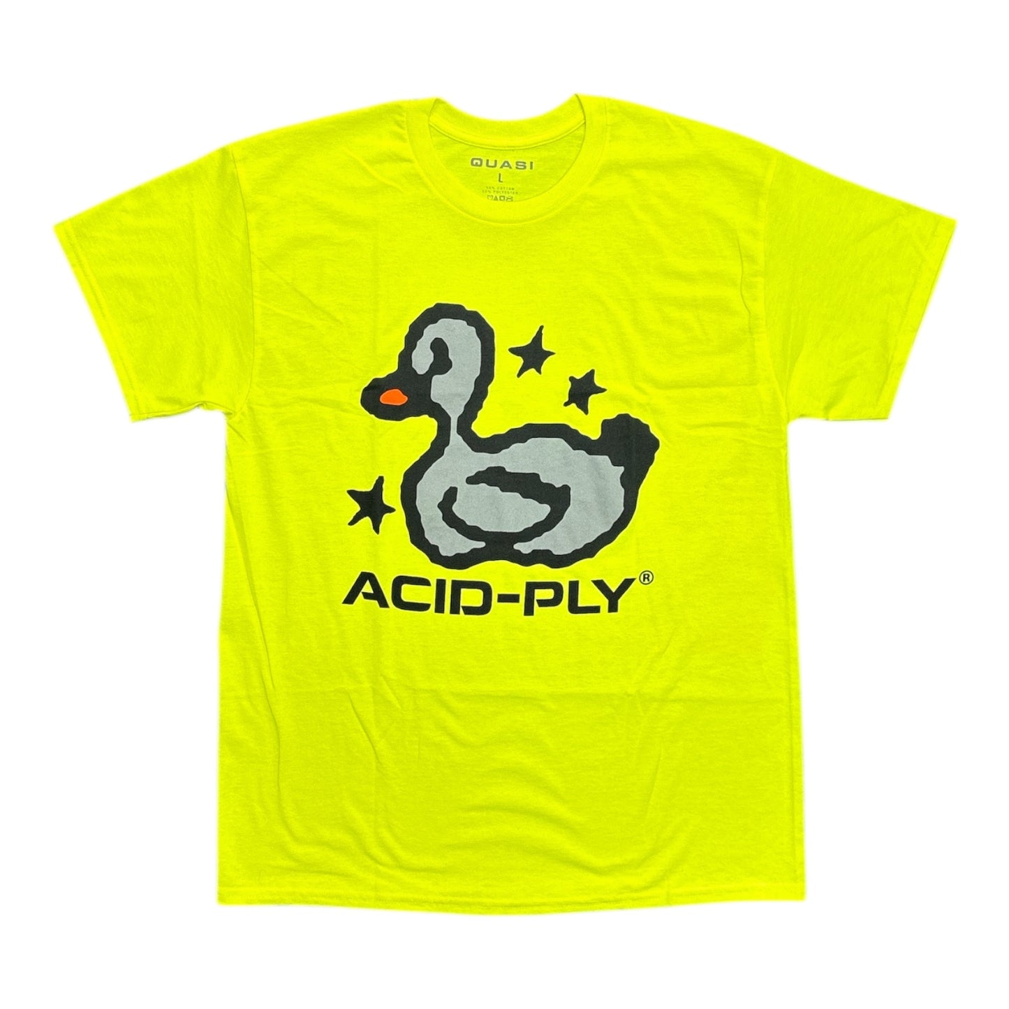 Quasi Duck Season Tee- Safety Green
