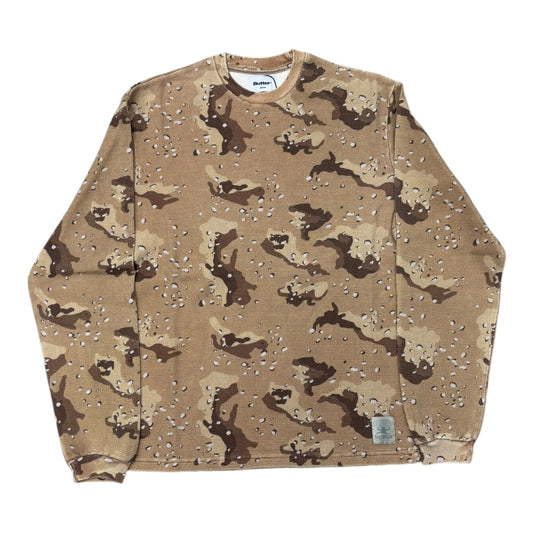 Butter Waffle L/S Top- Desert Camo