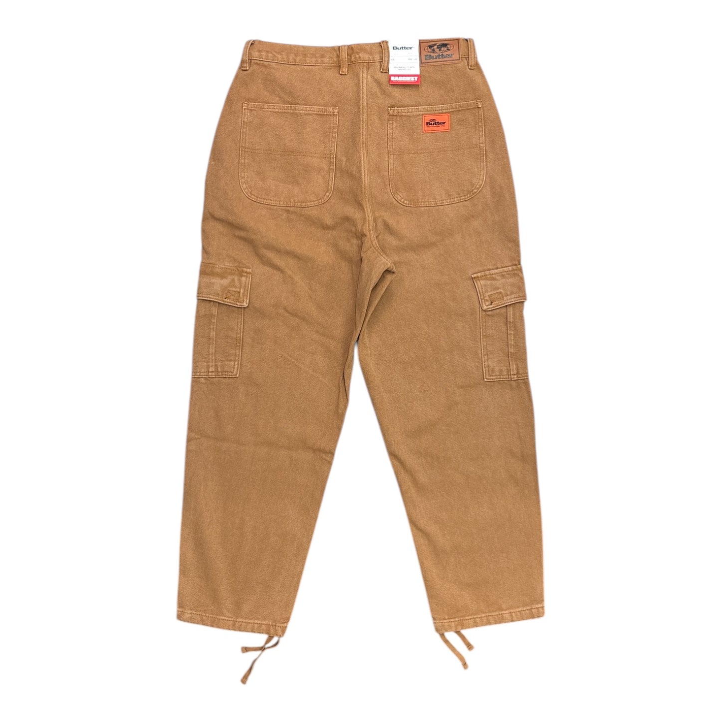 Butter Santosuosso Duck Canvas Denim Jeans- Brown
