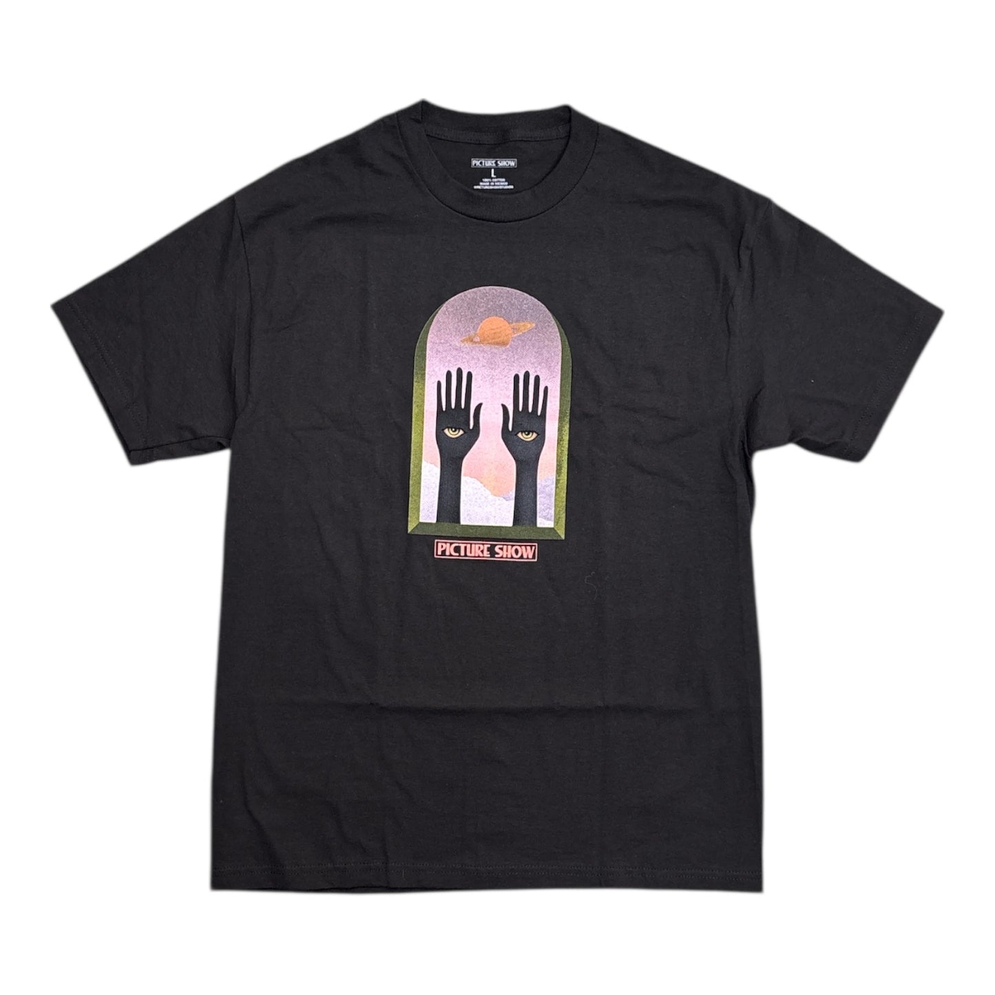 Picture Show Saturn Tee- Black
