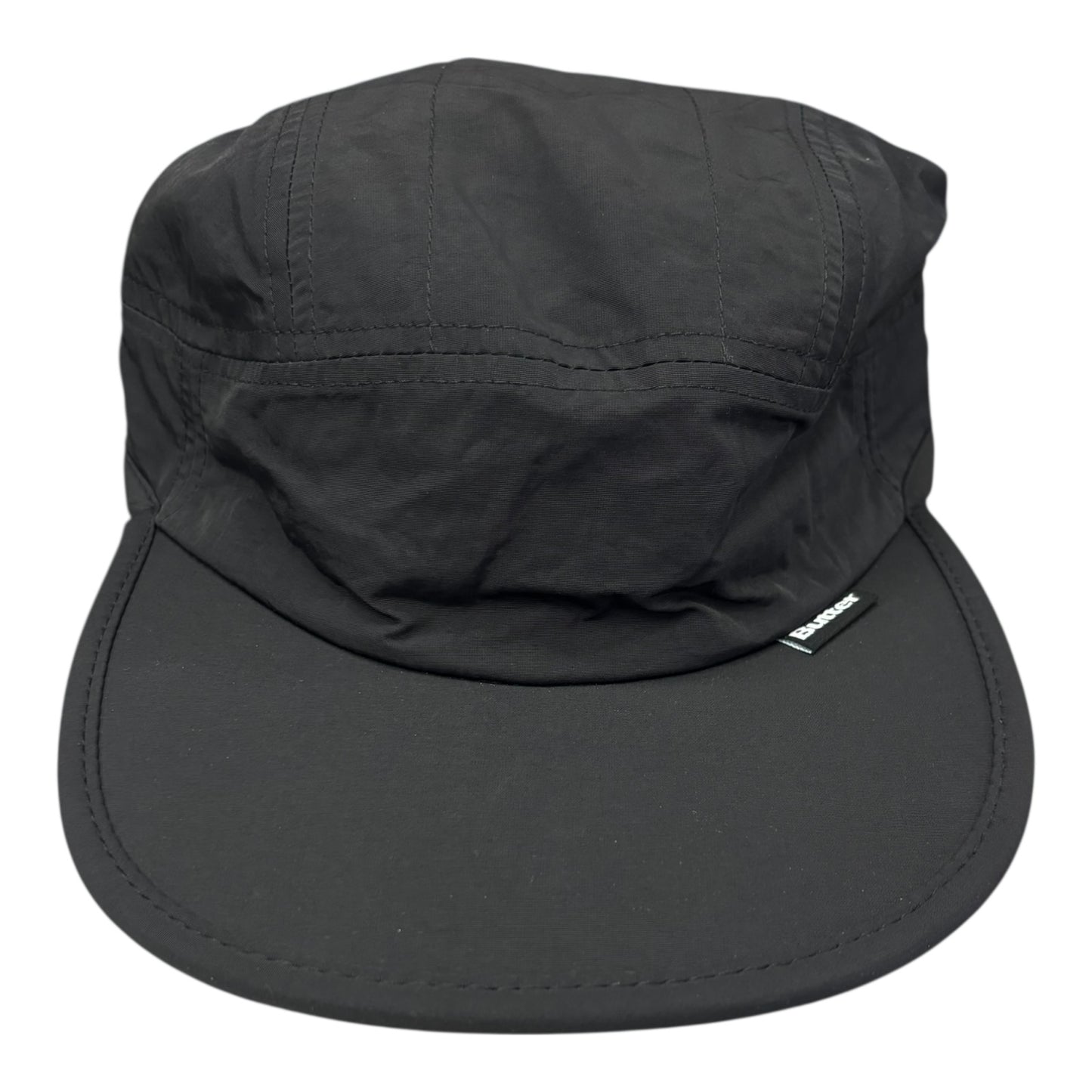 Butter Path 4 Panel Cap- Black