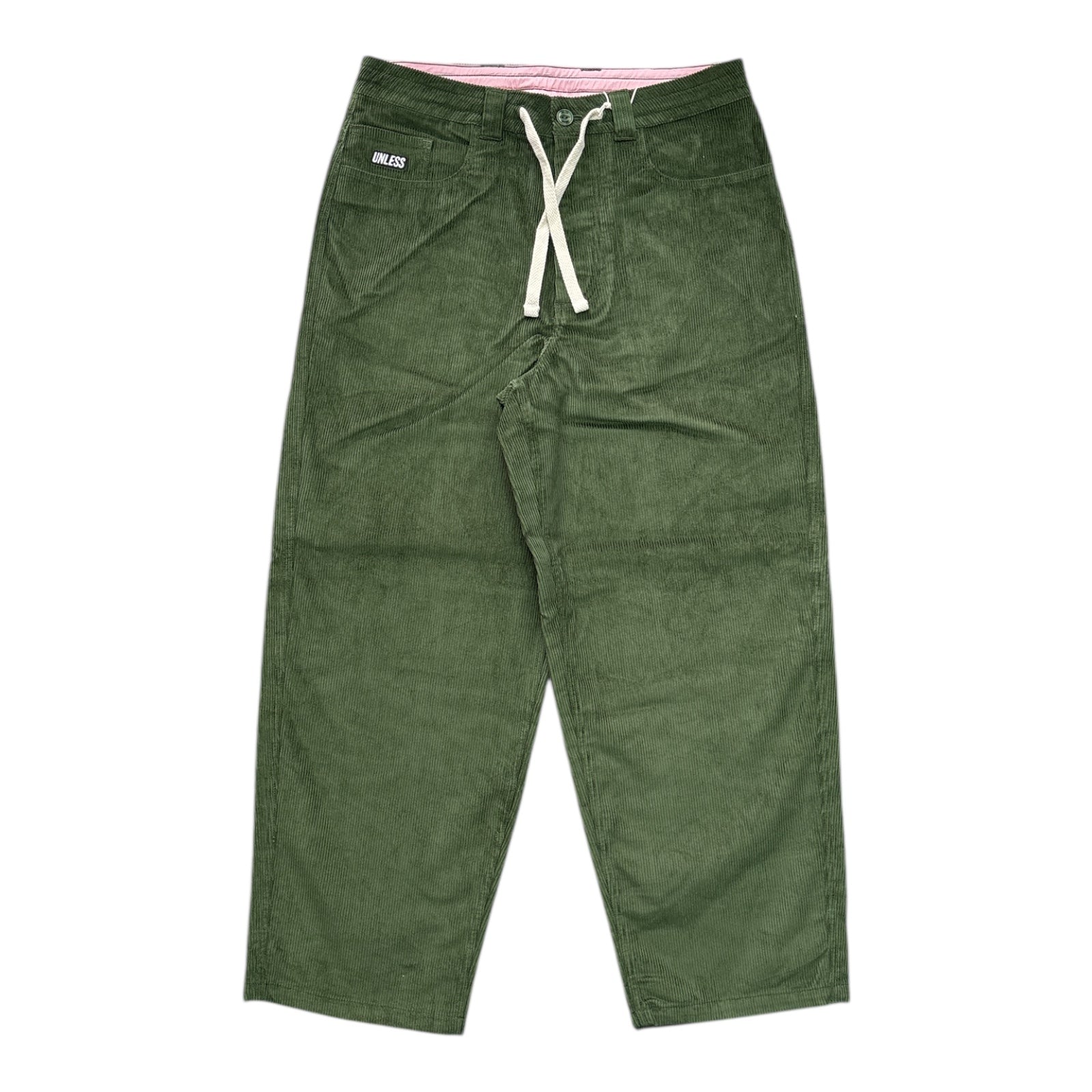 Unless Collective Baggy Corduroys- Green