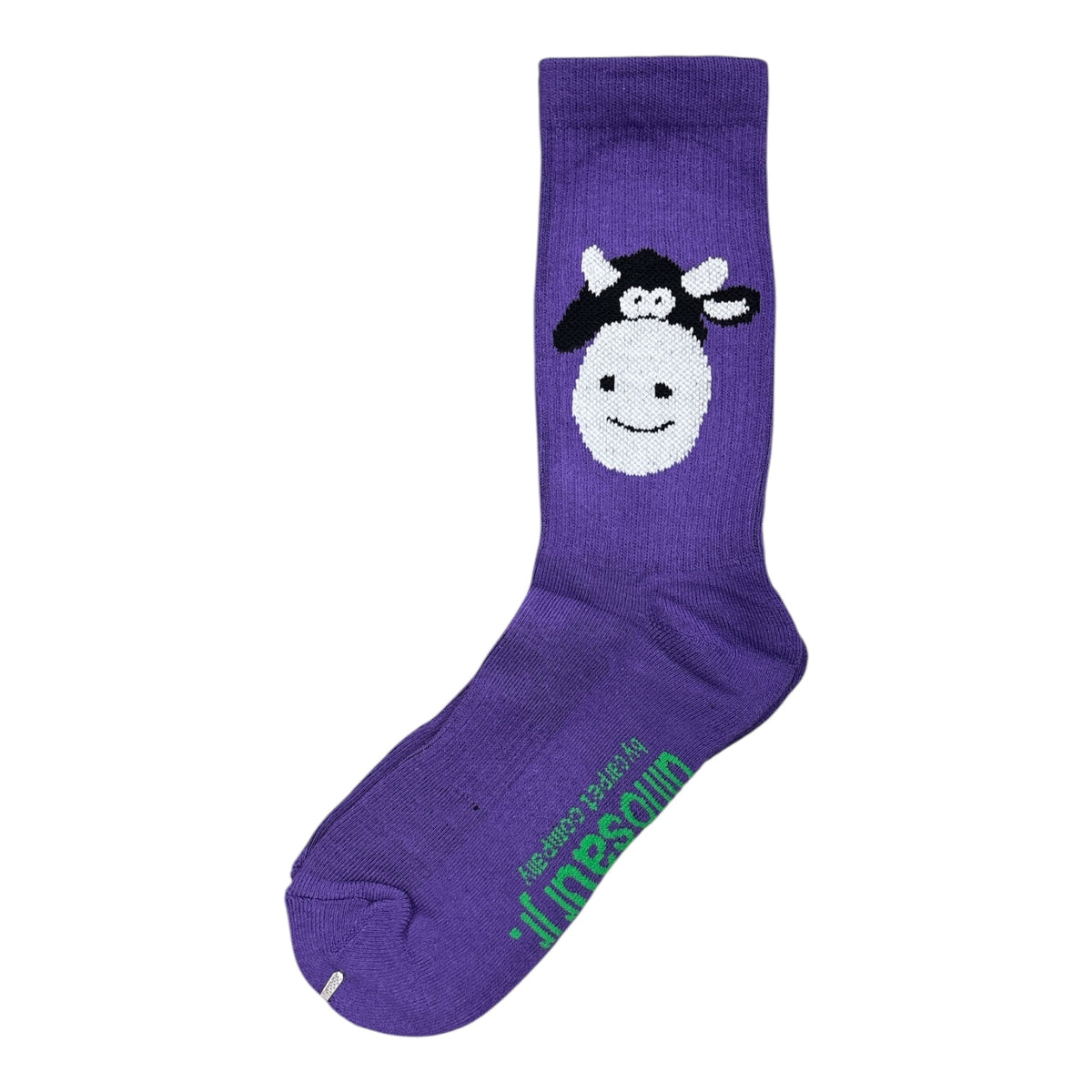 Carpet Dinosaur Jr. Cow Socks- Purple