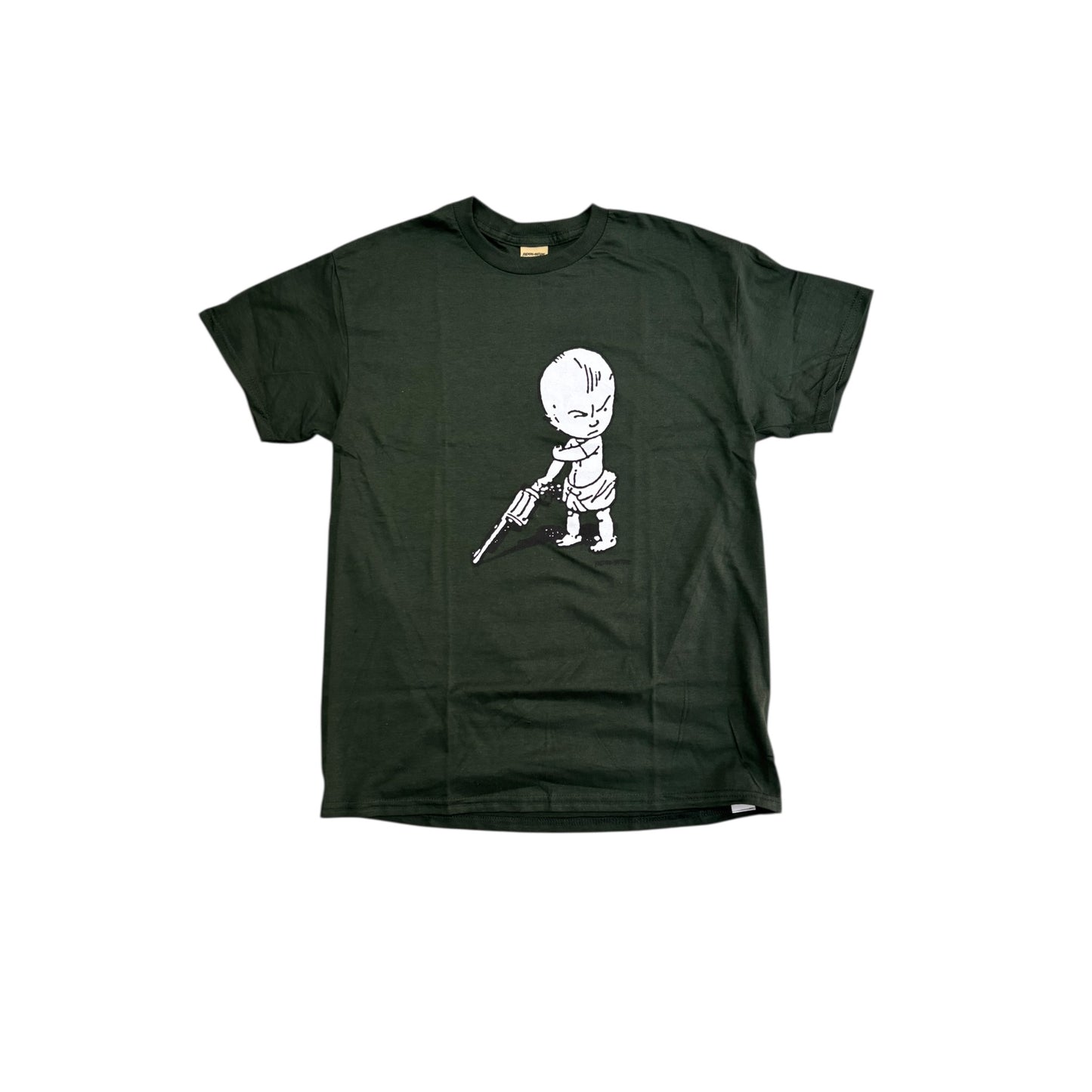 Fucking Awesome Gun Baby Tee- Forest