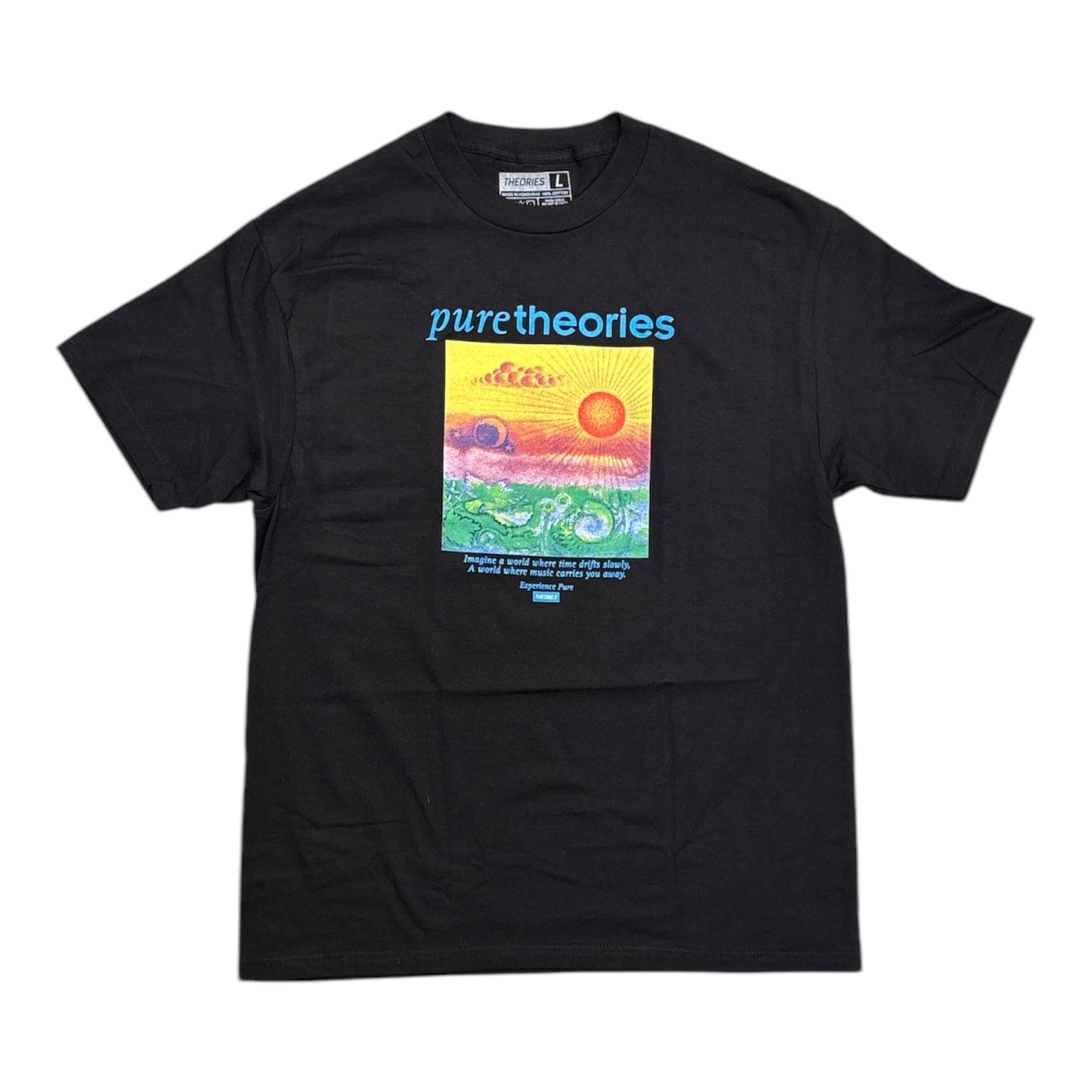 Theories Pure Moods Tee- Black