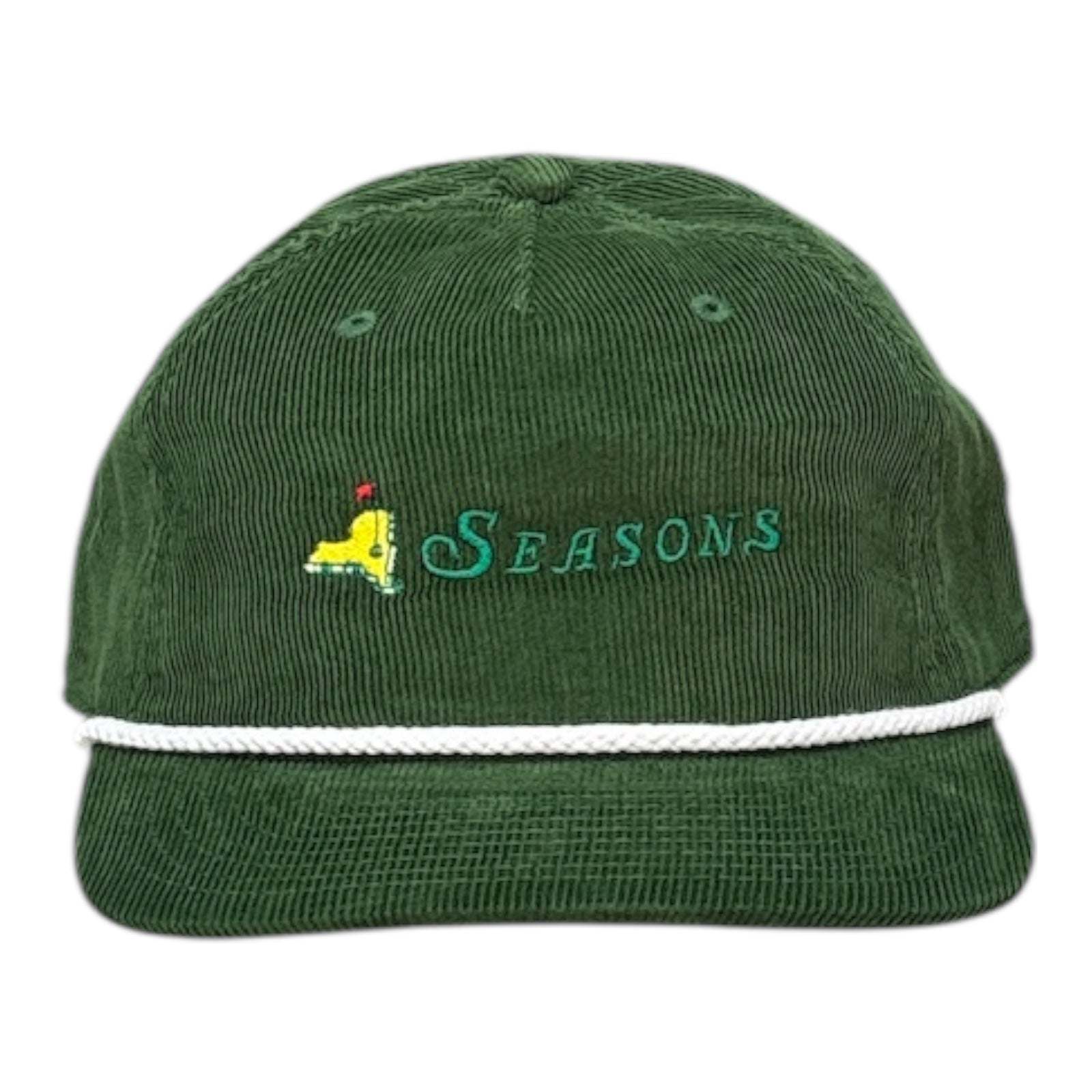 Seasons Country Club Corduroy Rope Hat- Emerald