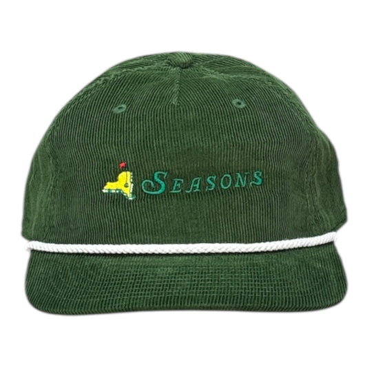 Seasons Country Club Corduroy Rope Hat- Emerald