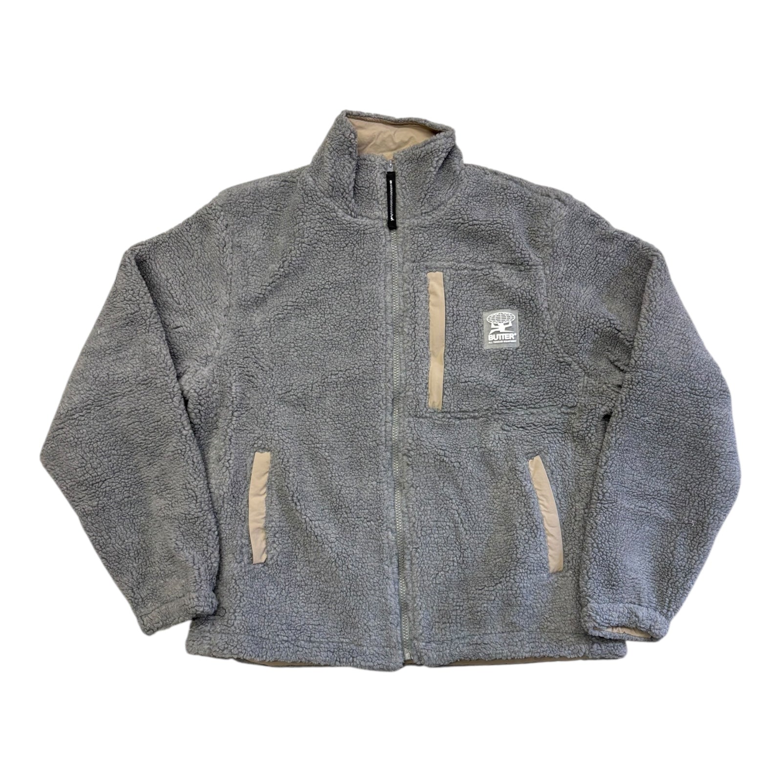 Butter Terrain Highpile Jacket- Grey