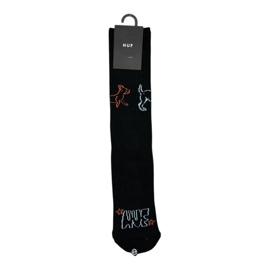 HUF Fetch Socks- Black