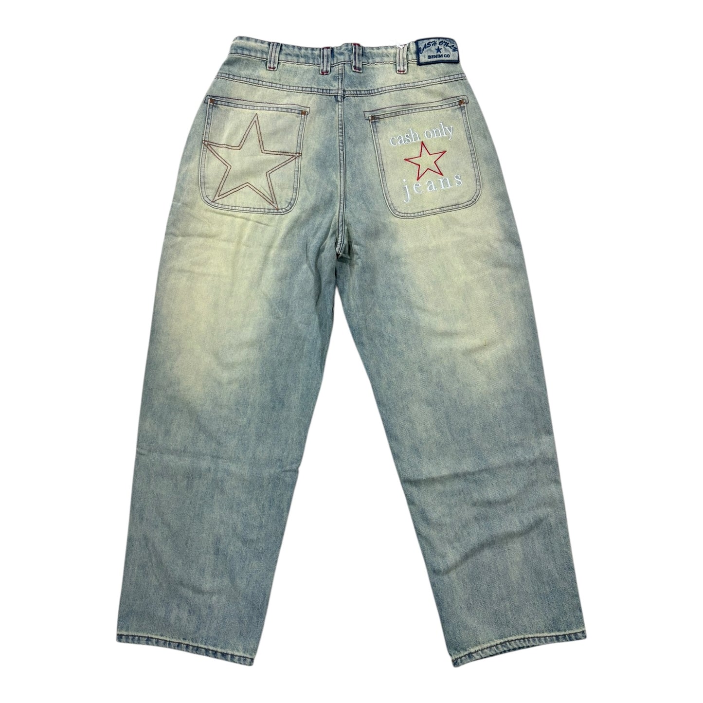 Cash Only Star Denim Jeans- Sun Fade Wash