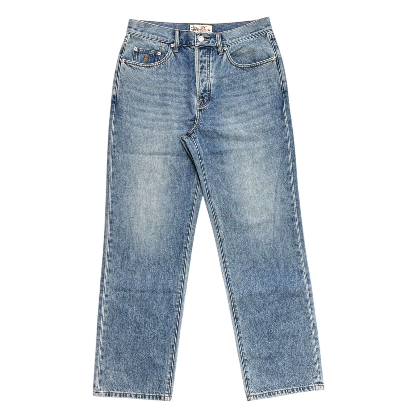 Stussy New Classic Jean Denim- Indigo Stone Wash – Seasons Skate Shop