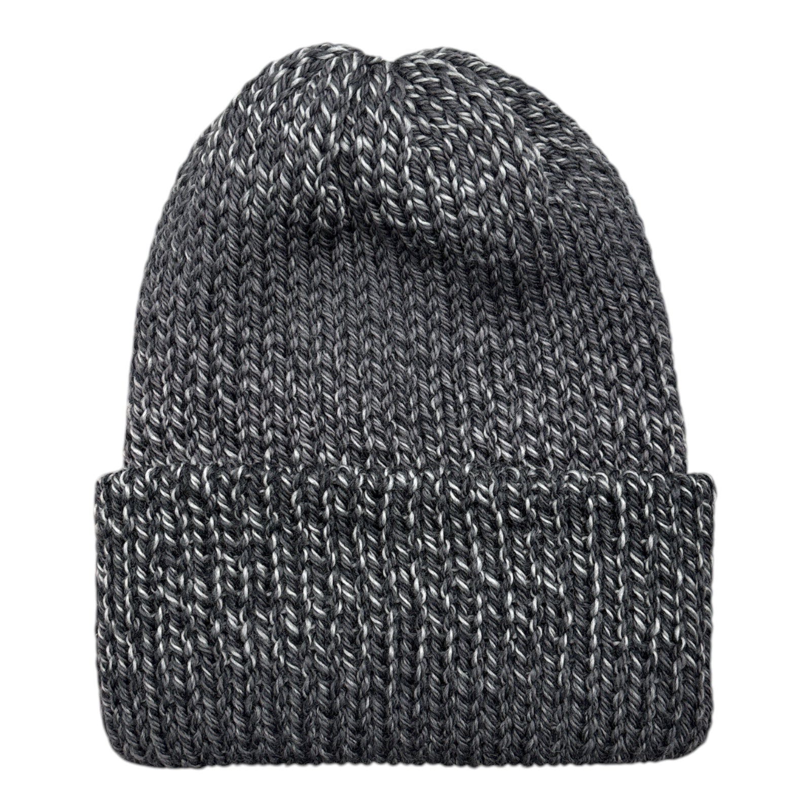 Chimney Short Stack Beanie- Charcoal