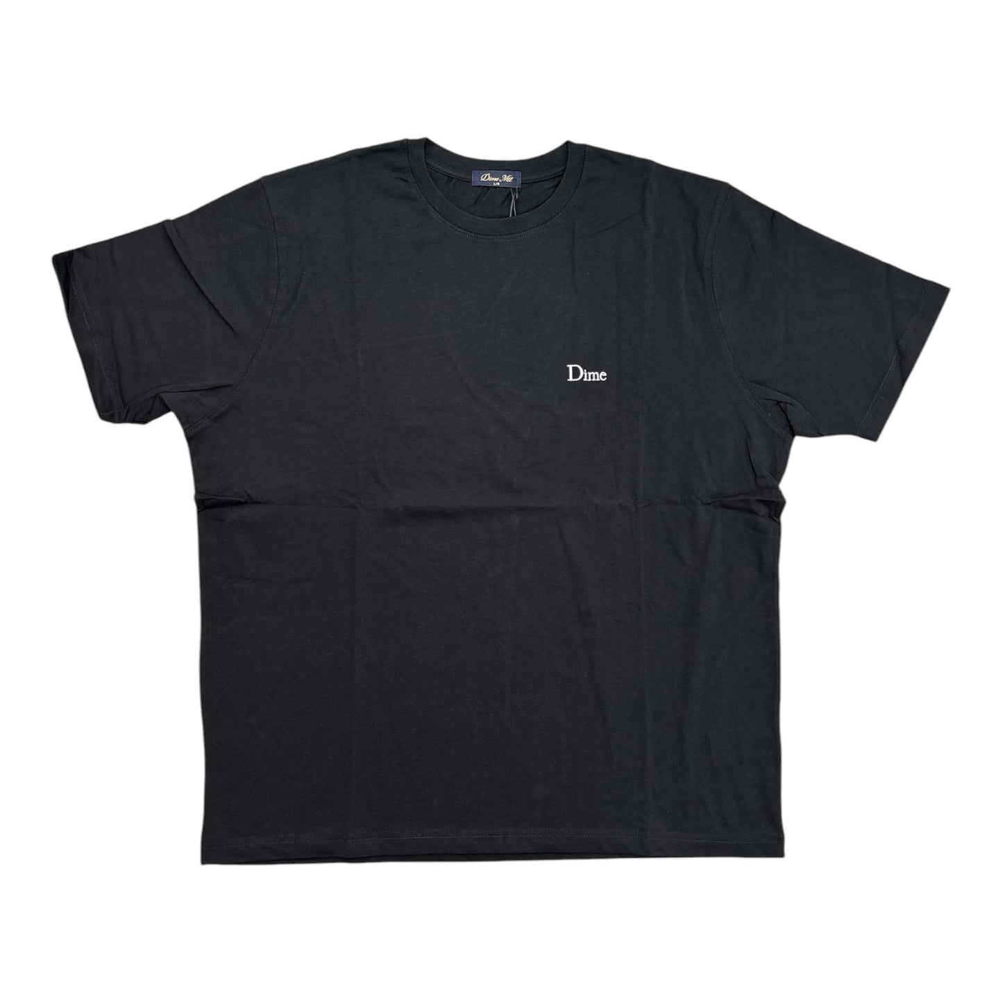 Dime Classic Small Logo Tee- Black
