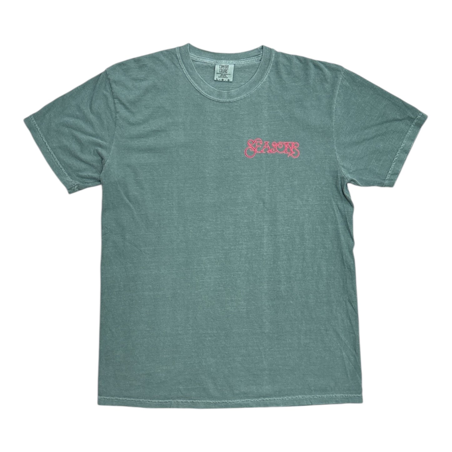 Seasons Se Acabo Tee- Blue Spruce
