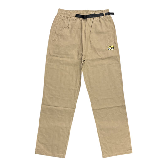 Krooked Double Knee Ripstop Pants- Khaki