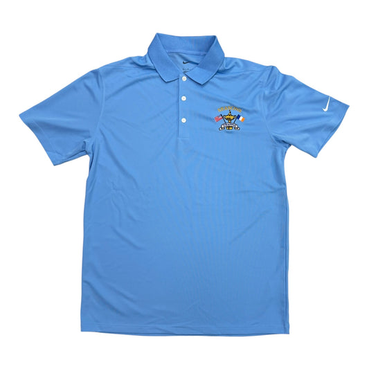 Seasons x Traffic Tin Cup Polo on Nike Dri-Fit Pique 2.0 Polo- Valor Blue