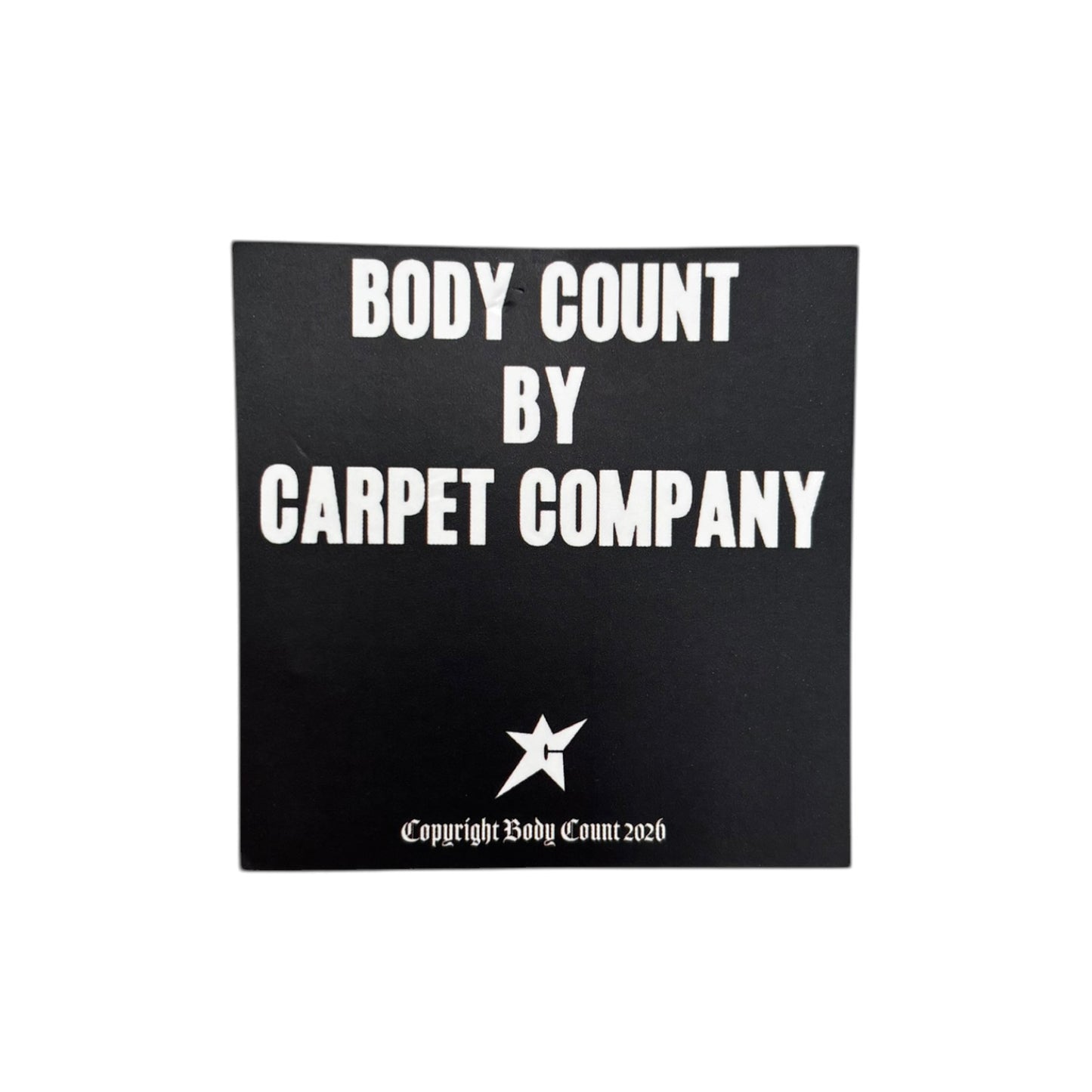 Carpet Body Count Enamel Keychain