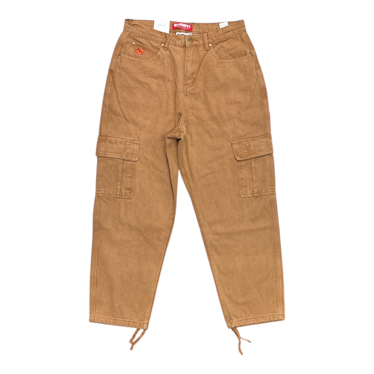 Butter Santosuosso Duck Canvas Denim Jeans- Brown
