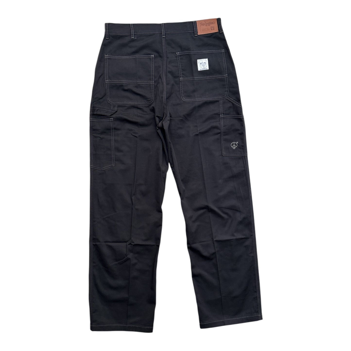 SEXHIPPIES Twill Carpenter Pant- Black/Grey