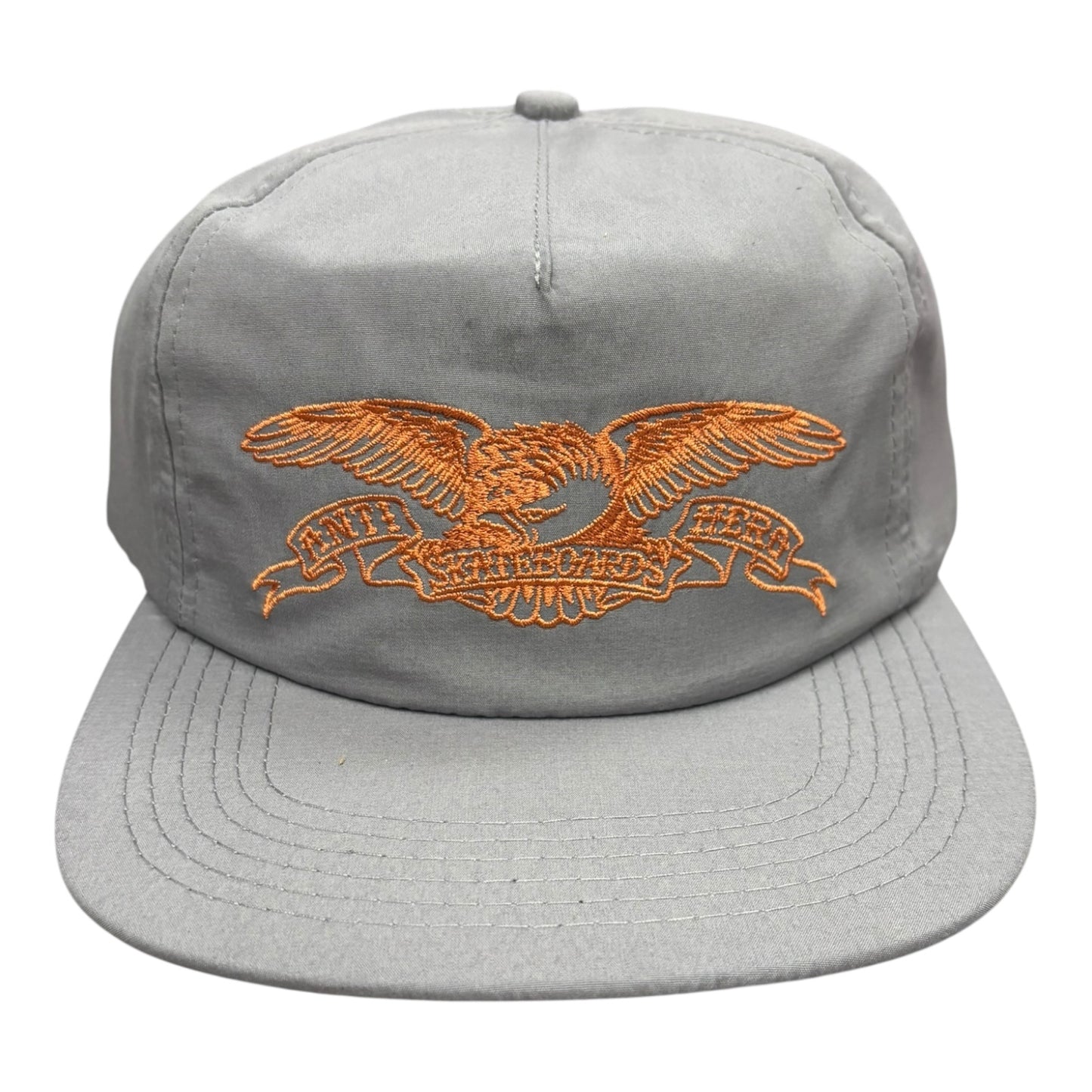 Anti Hero Basic Eagle Hat- Charcoal/Orange