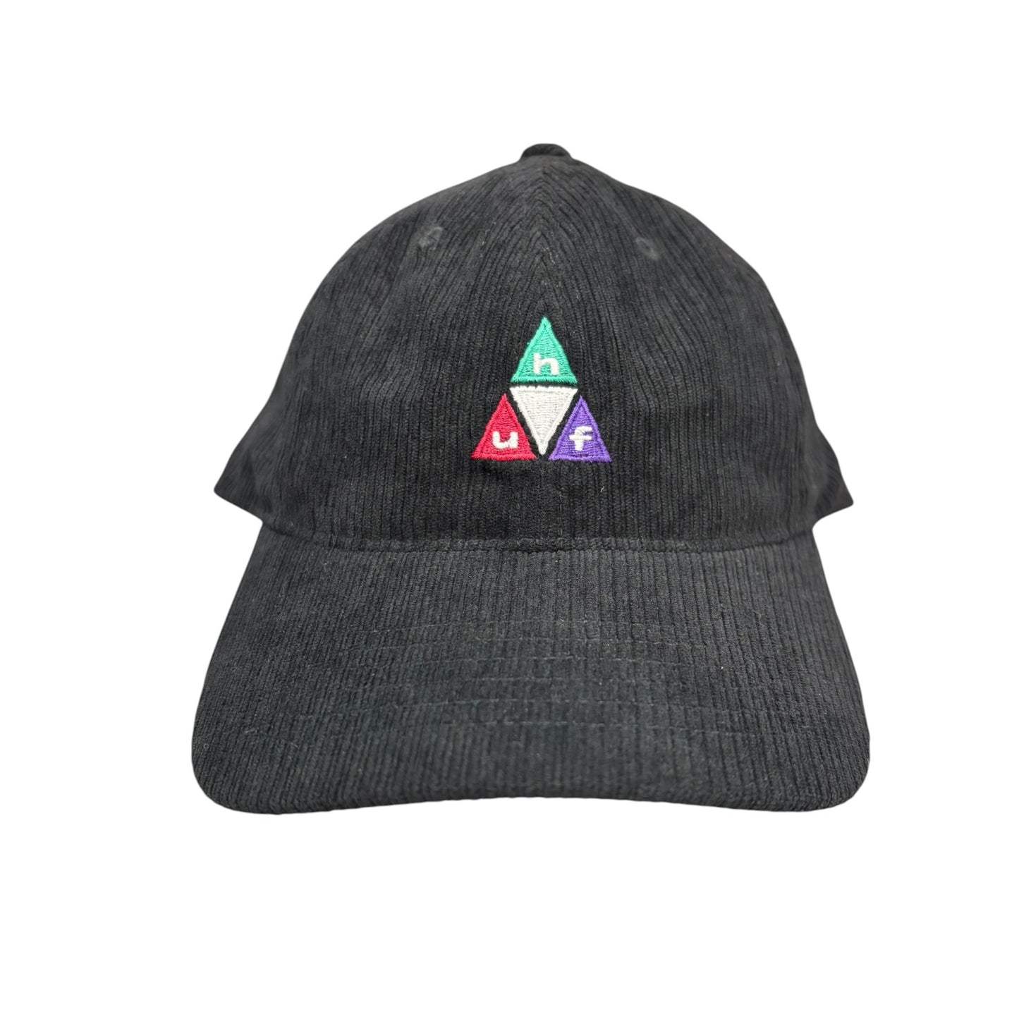 HUF Prism Triple Triangle Cord 6 Panel Hat- Black
