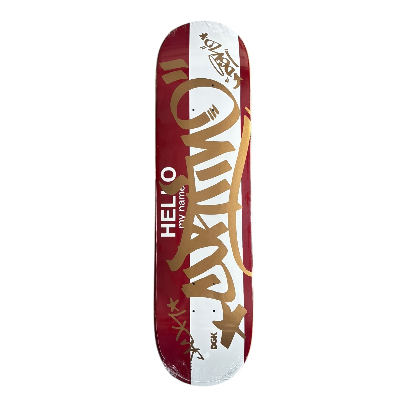 DGK Hello My Name Is Curtain Deck- 8.1