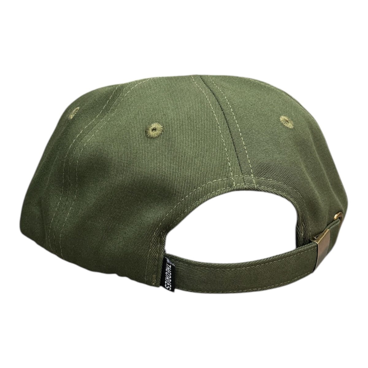 Theories Hand Of Theories Twill & Suede Snapback- Moss/Brown