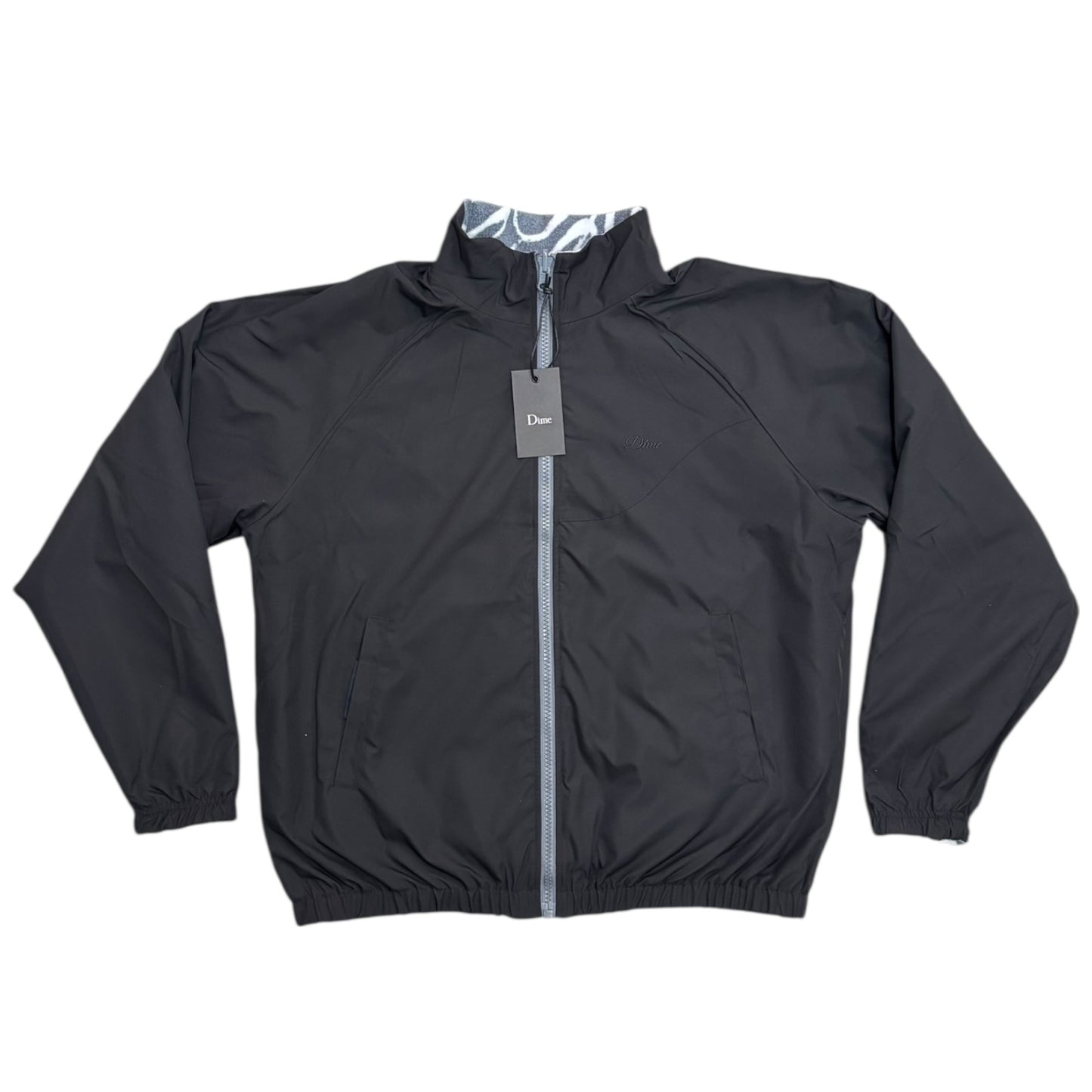 Dime Reversible Chilling Fleece- Gray/Black
