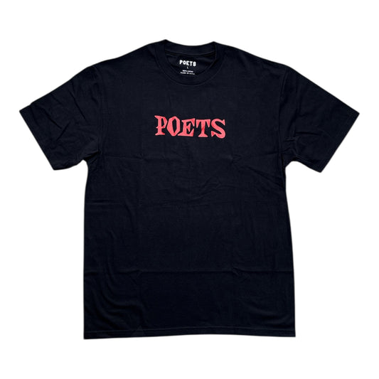 Poets Logo Tee- Black