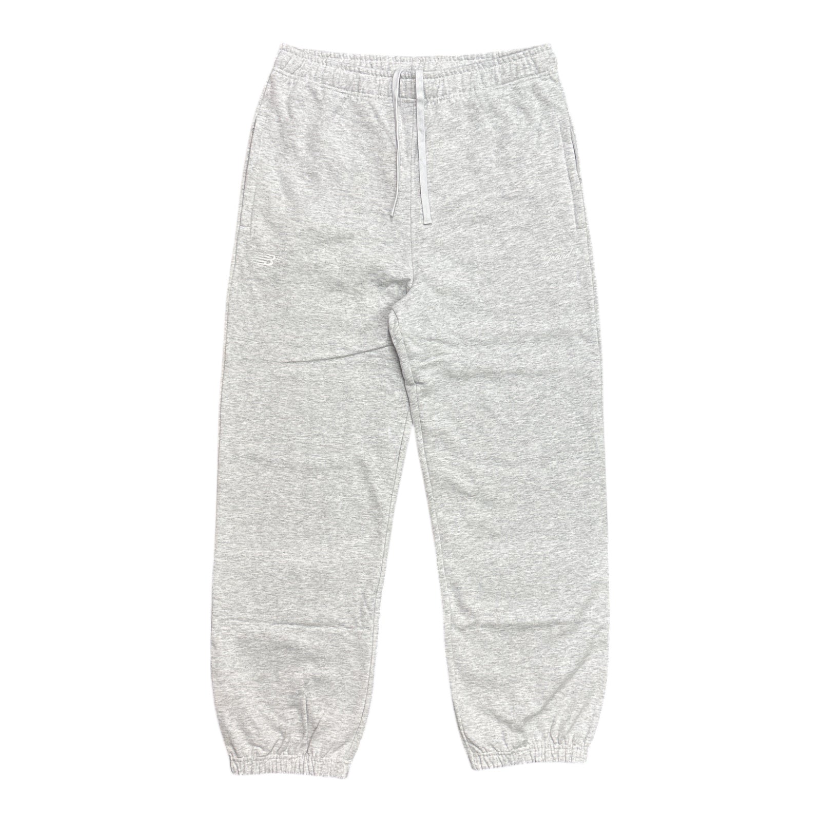 Gray sweatpants on a white background
